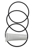 3pk +Silicone Grease Compatible for Newer OmniFilter OB1 Series A, Original o-Ring Black and Older U25 Series A