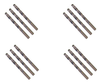 Professor Foam 12 pack Drill Bits HSS Black Oxide compatible 246629