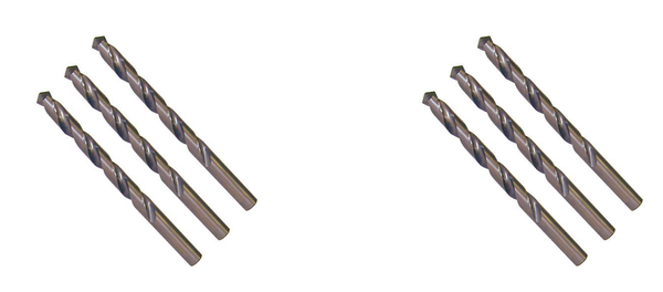 Professor Foam 6 Pack Clean Out Drill Bits HSS Black Oxide FITS 246628