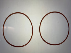 2pk red silicone 450 degree F heat resist orings compatible for 47-0442-33-R