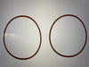 2pk red silicone 450 degree F heat resist orings compatible for 47-0442-33-R