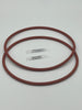 2pk +2 Lube orings compatible for 47-0442-33-R red silicone higher heat resist